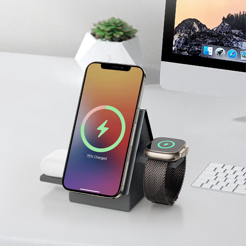 UniDock Sense 3-in-1 MagSafe Wireless Charger