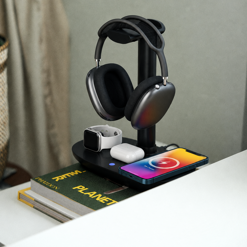 NestPoint 4-in-1 Wireless Charging Hub