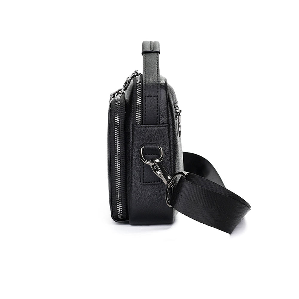 Aegis Water - Resistant Leather Messenger Bag - Moderno Collections