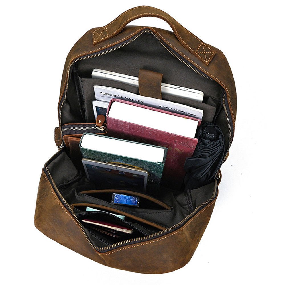 Aero - Back Leather Backpack - Moderno Collections