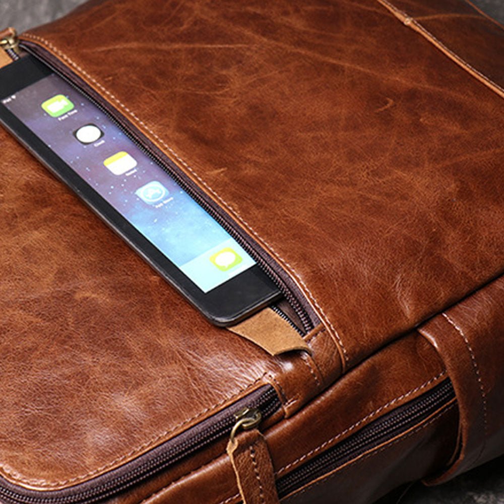 Apex Slim Traveler Genuine Leather Bag - Moderno Collections