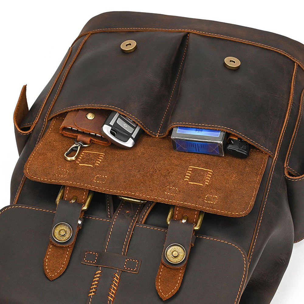 ArcStrap Leather Backpack - Moderno Collections