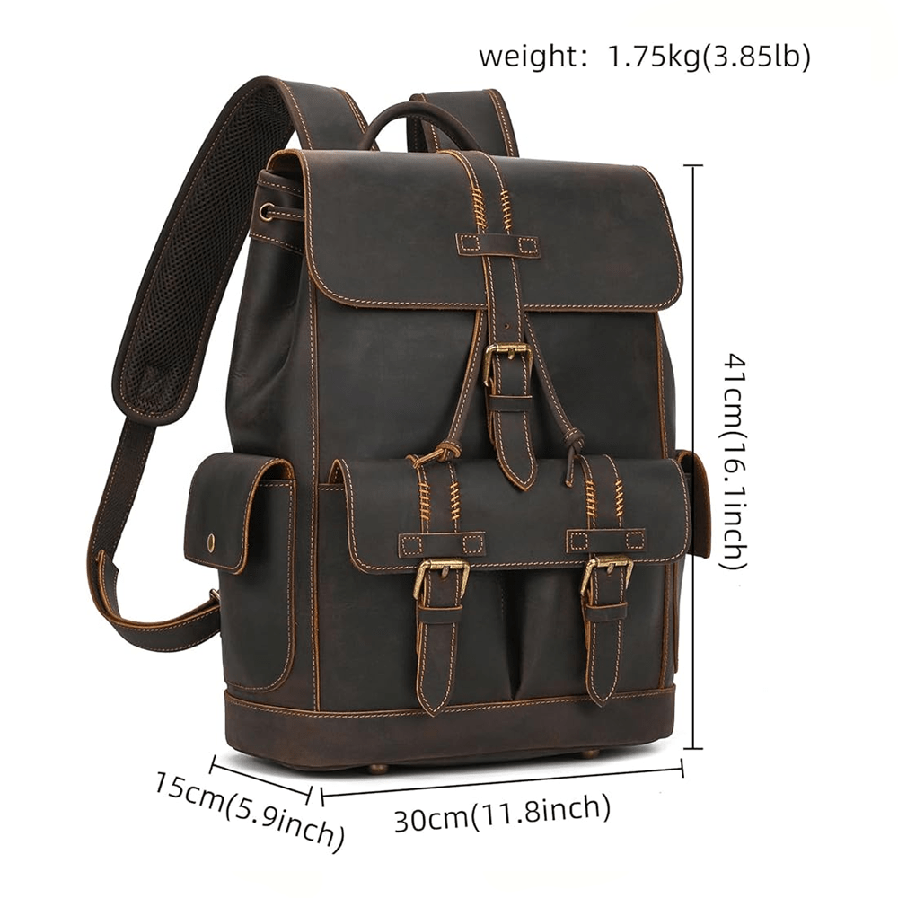 ArcStrap Leather Backpack - Moderno Collections