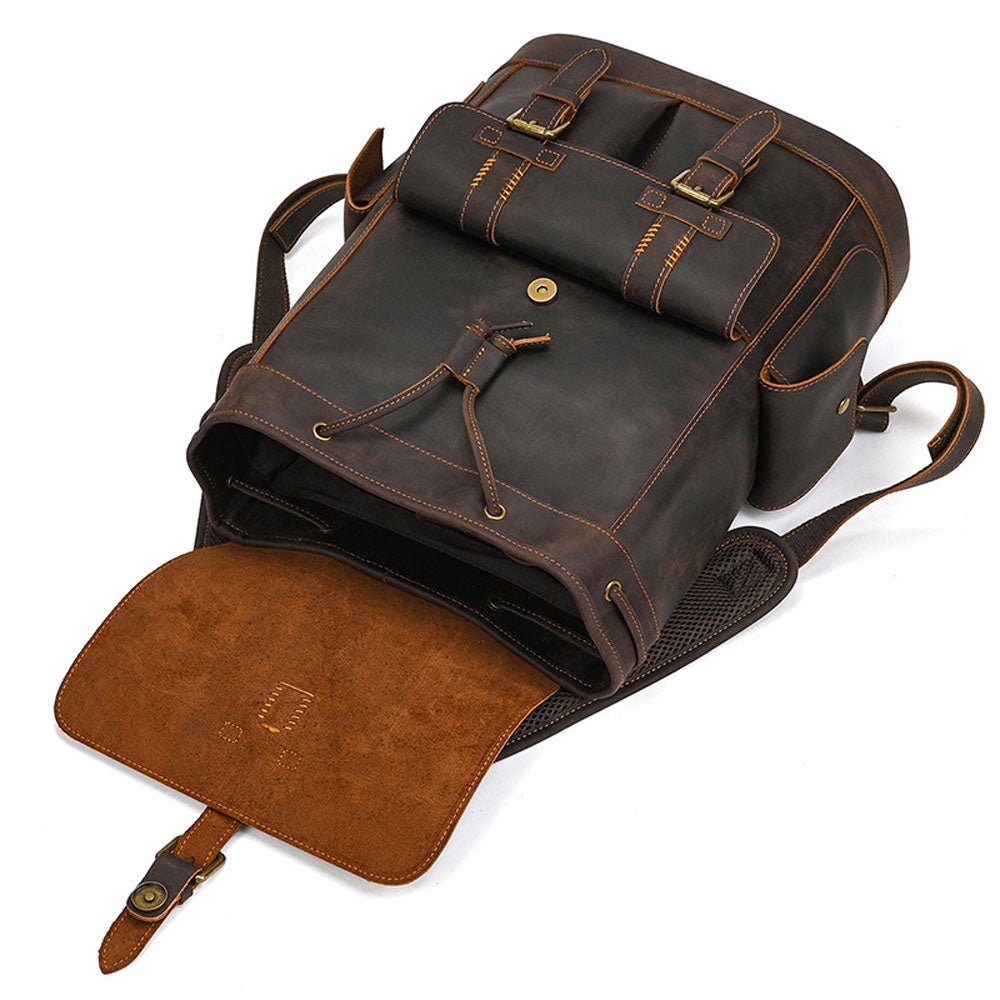 ArcStrap Leather Backpack - Moderno Collections