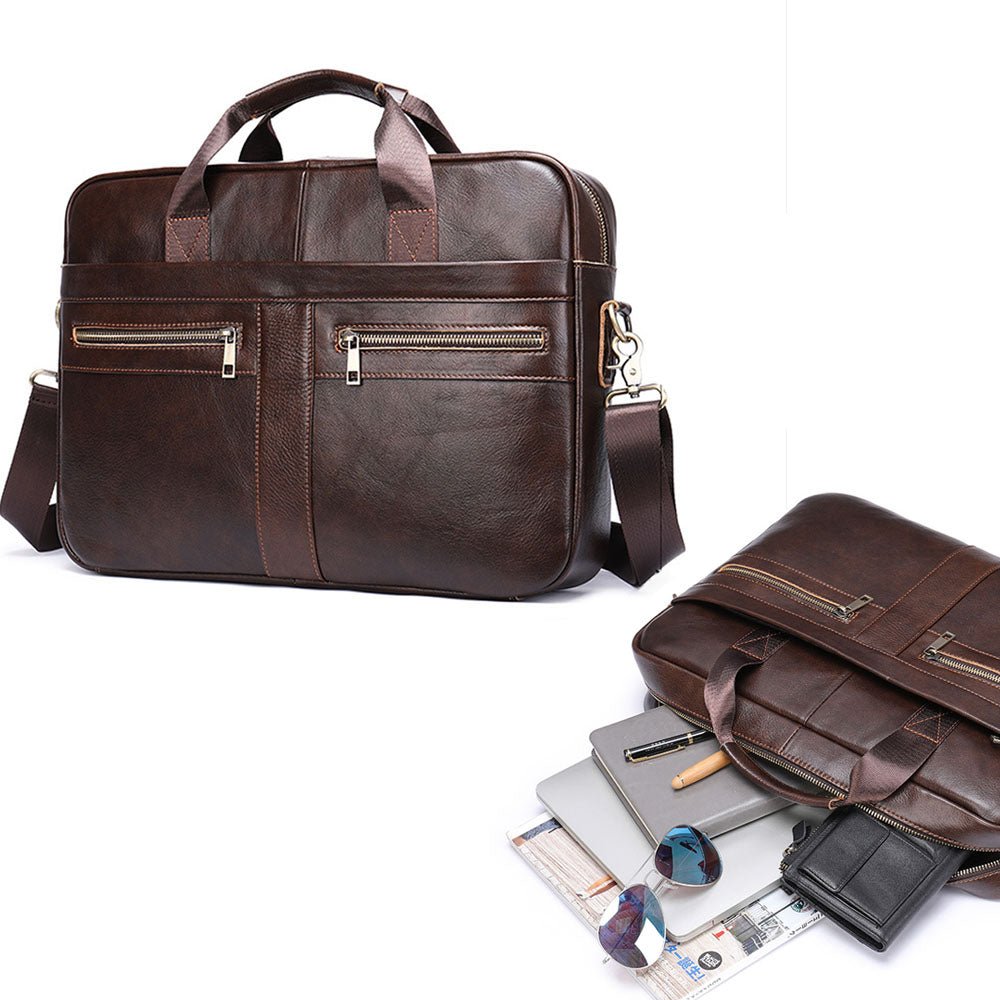 Aurexon Pro Leather Messenger Bag - Moderno Collections