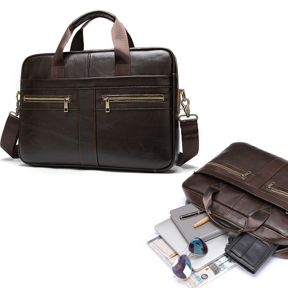 Aurexon Pro Leather Messenger Bag - Moderno Collections