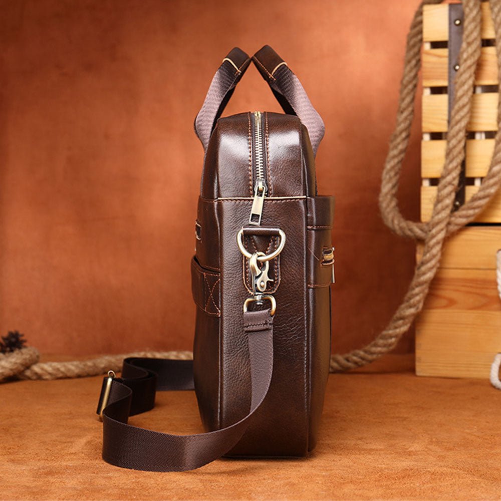 Aurexon Pro Leather Messenger Bag - Moderno Collections