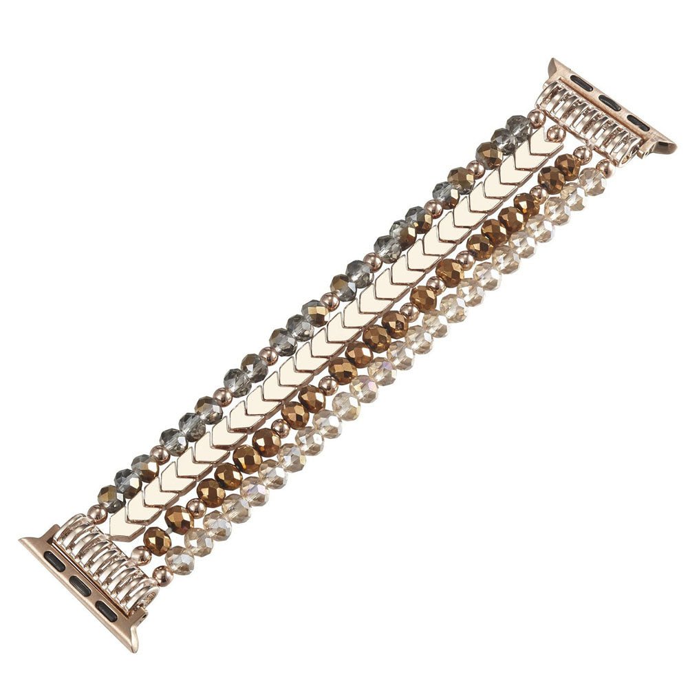 Beaded Steel Apple Watch Band for Women - Moderno Collections