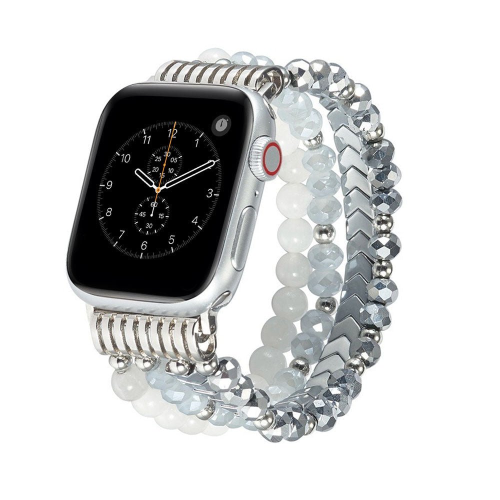 Beaded Steel Apple Watch Band for Women - Moderno Collections