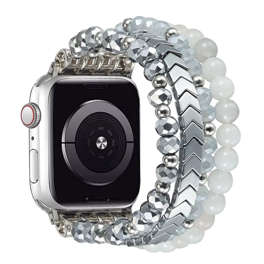 Beaded Steel Apple Watch Band for Women - Moderno Collections