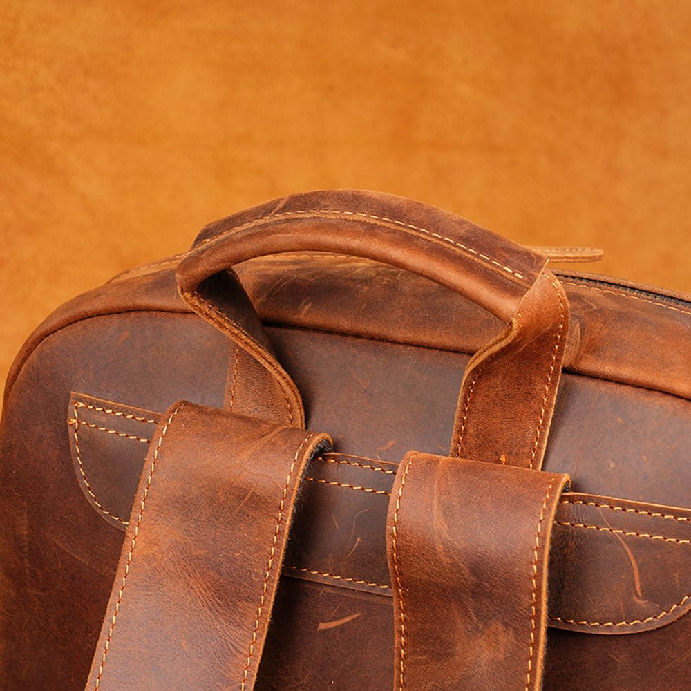 BreathCore Leather Backpack - Moderno Collections