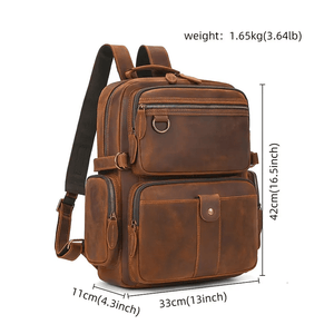 Thumbnail for BreathCore Leather Backpack - Moderno Collections