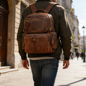 Thumbnail for BreathCore Leather Backpack - Moderno Collections