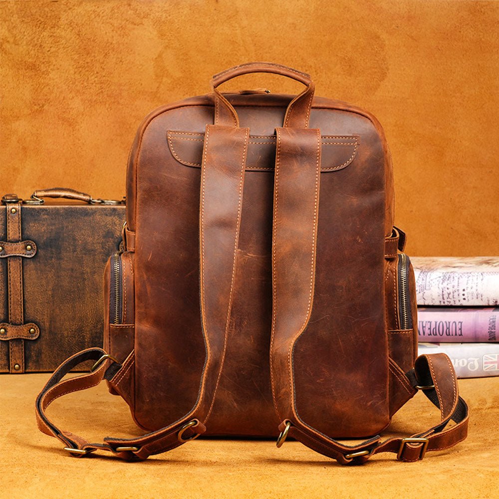 BreathCore Leather Backpack - Moderno Collections