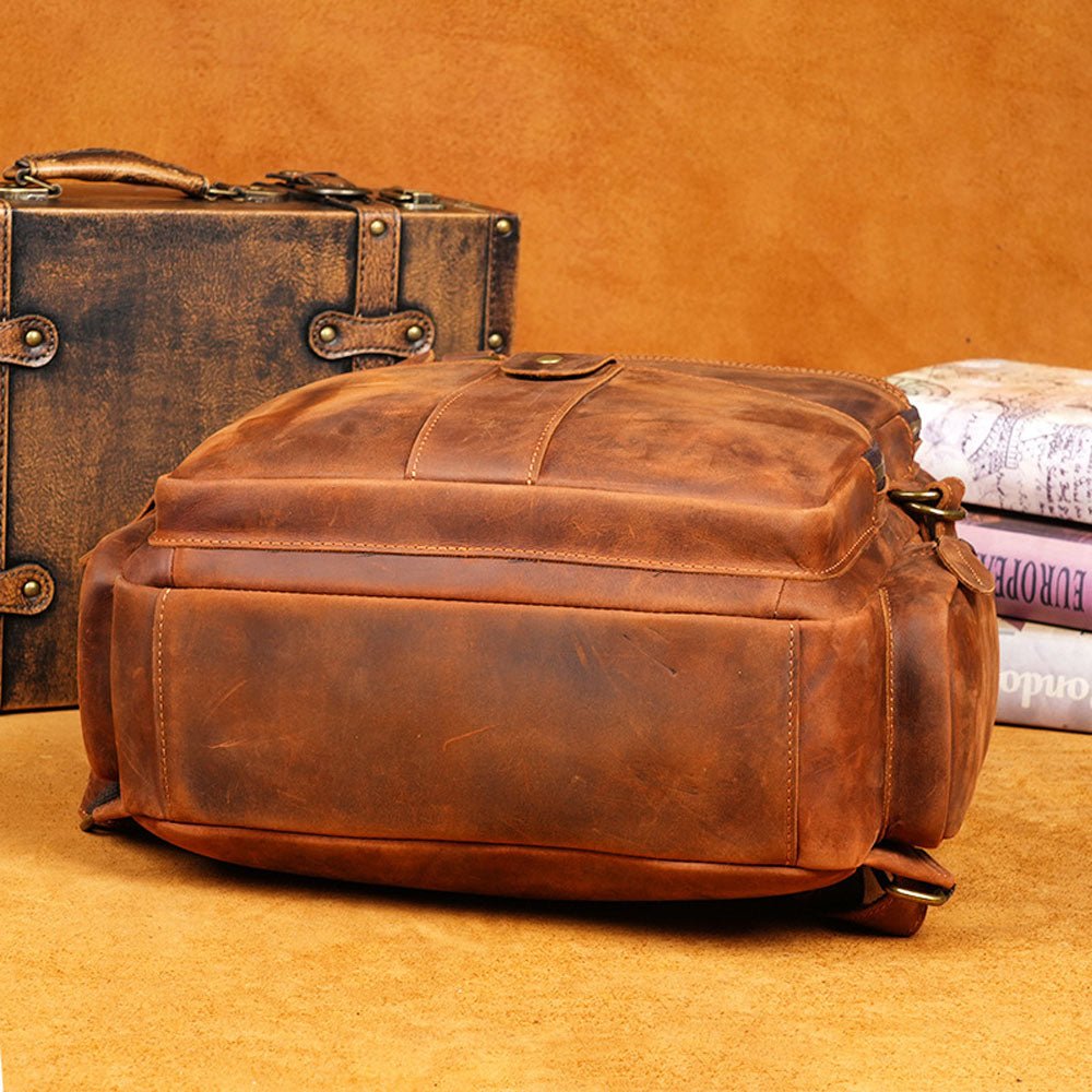 BreathCore Leather Backpack - Moderno Collections