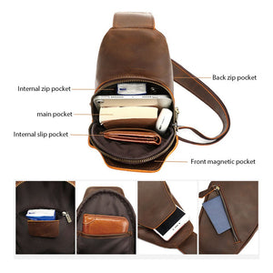 Thumbnail for BroncoFlex Leather Men's Bag - Moderno Collections