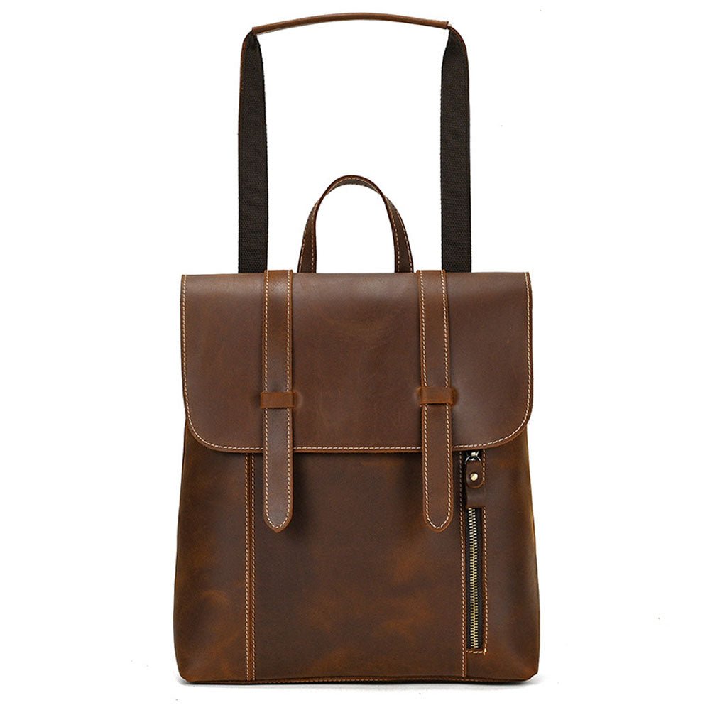 Brownstone Leather Backpack - Moderno Collections