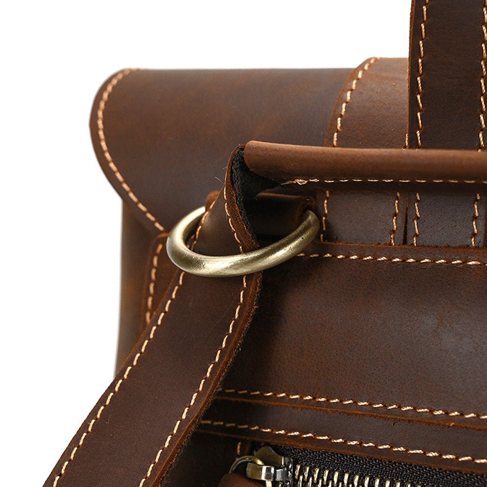 Brownstone Leather Backpack - Moderno Collections