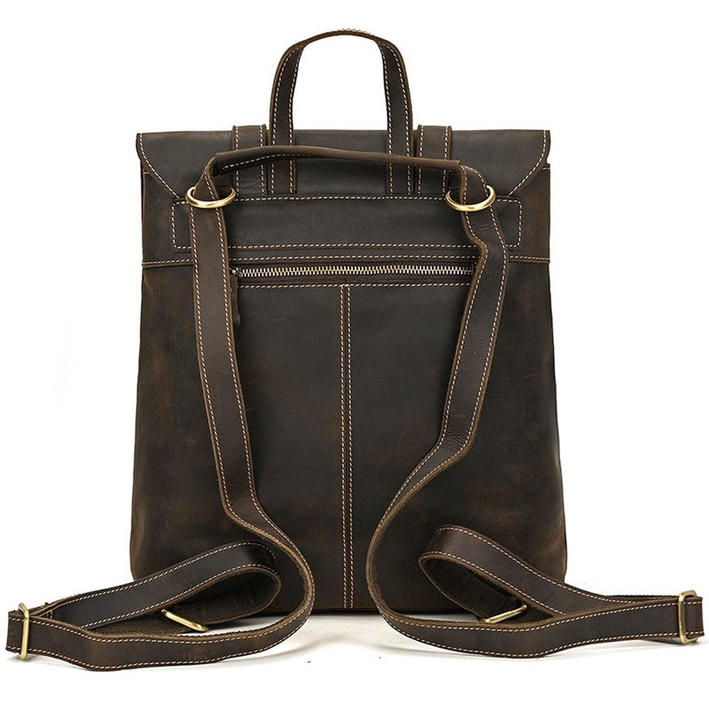 Brownstone Leather Backpack - Moderno Collections