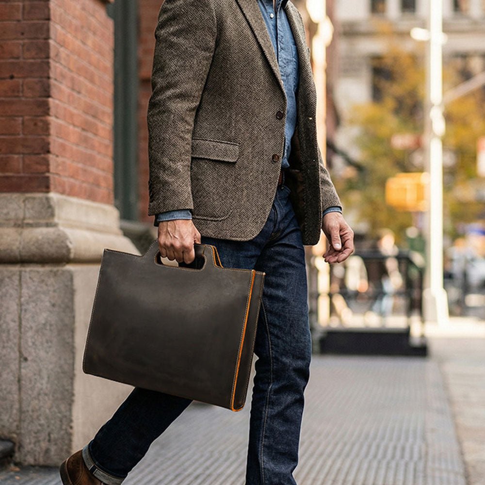 CarryPoint Leather Business Briefcase - Moderno Collections