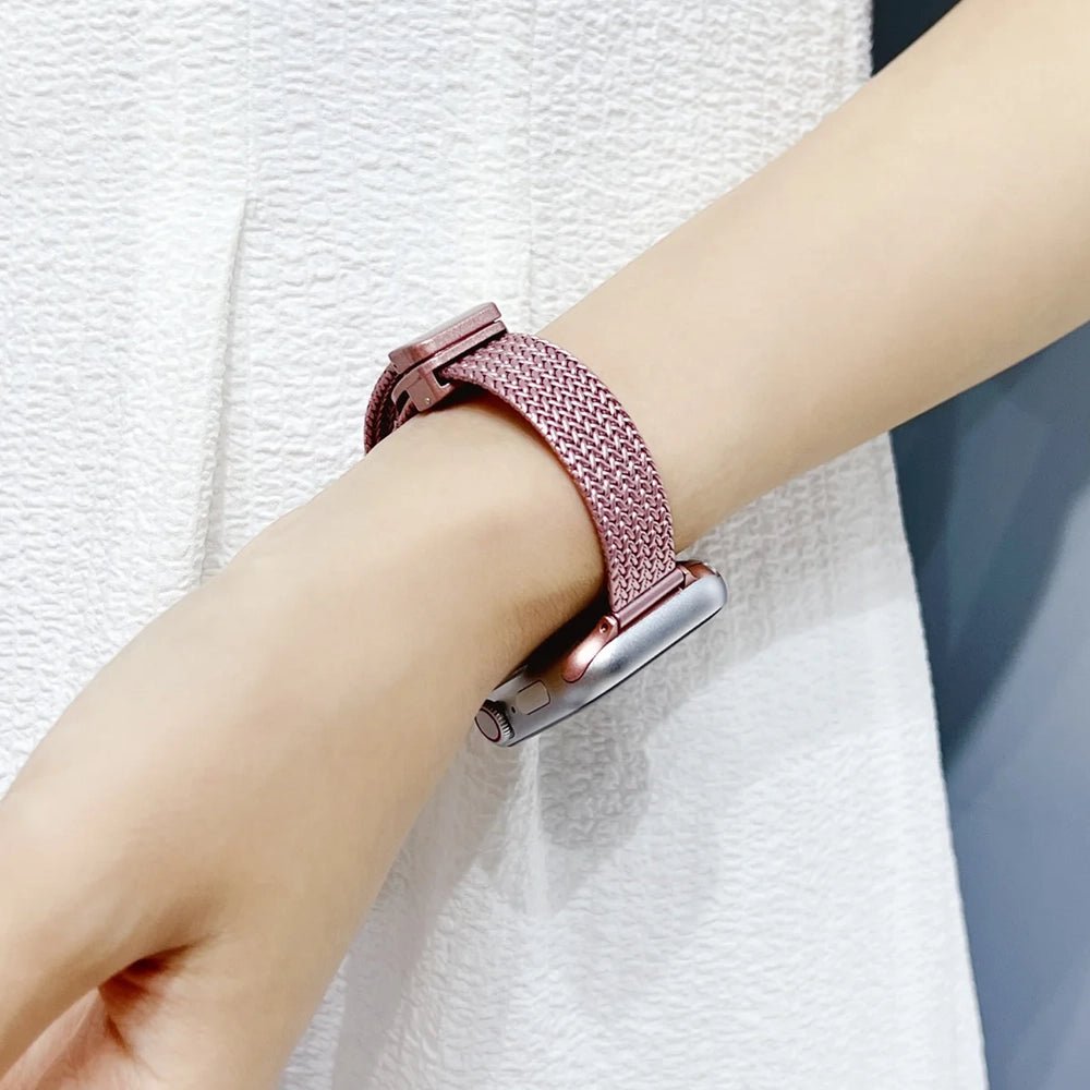 Chic Ultra-Thin Stainless Steel Apple Watch Band for Women - Moderno Collections