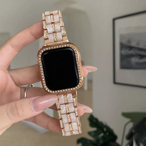 Thumbnail for CrystalGlow Apple Watch Band - Moderno Collections