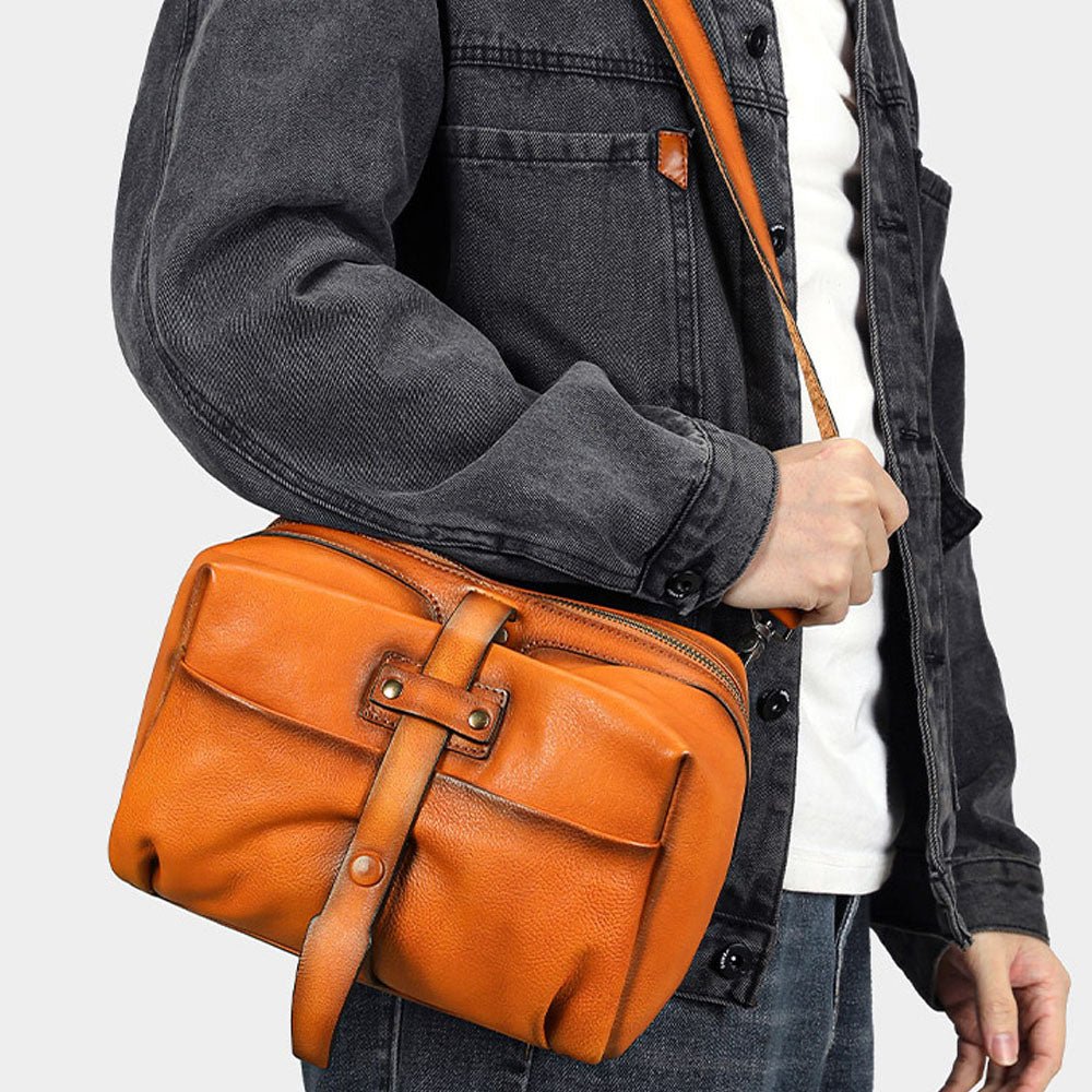 EchoCarry Leather Messenger Bag - Moderno Collections