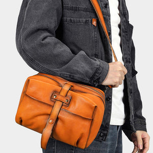 Thumbnail for EchoCarry Leather Messenger Bag - Moderno Collections