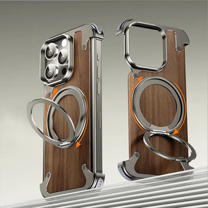 Thumbnail for EdgeX Walnut Magnetic MagSafe iPhone Case - Moderno Collections