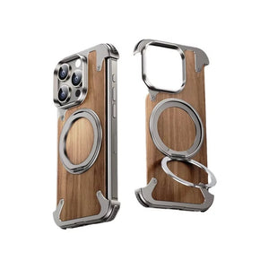 Thumbnail for EdgeX Walnut Magnetic MagSafe iPhone Case - Moderno Collections