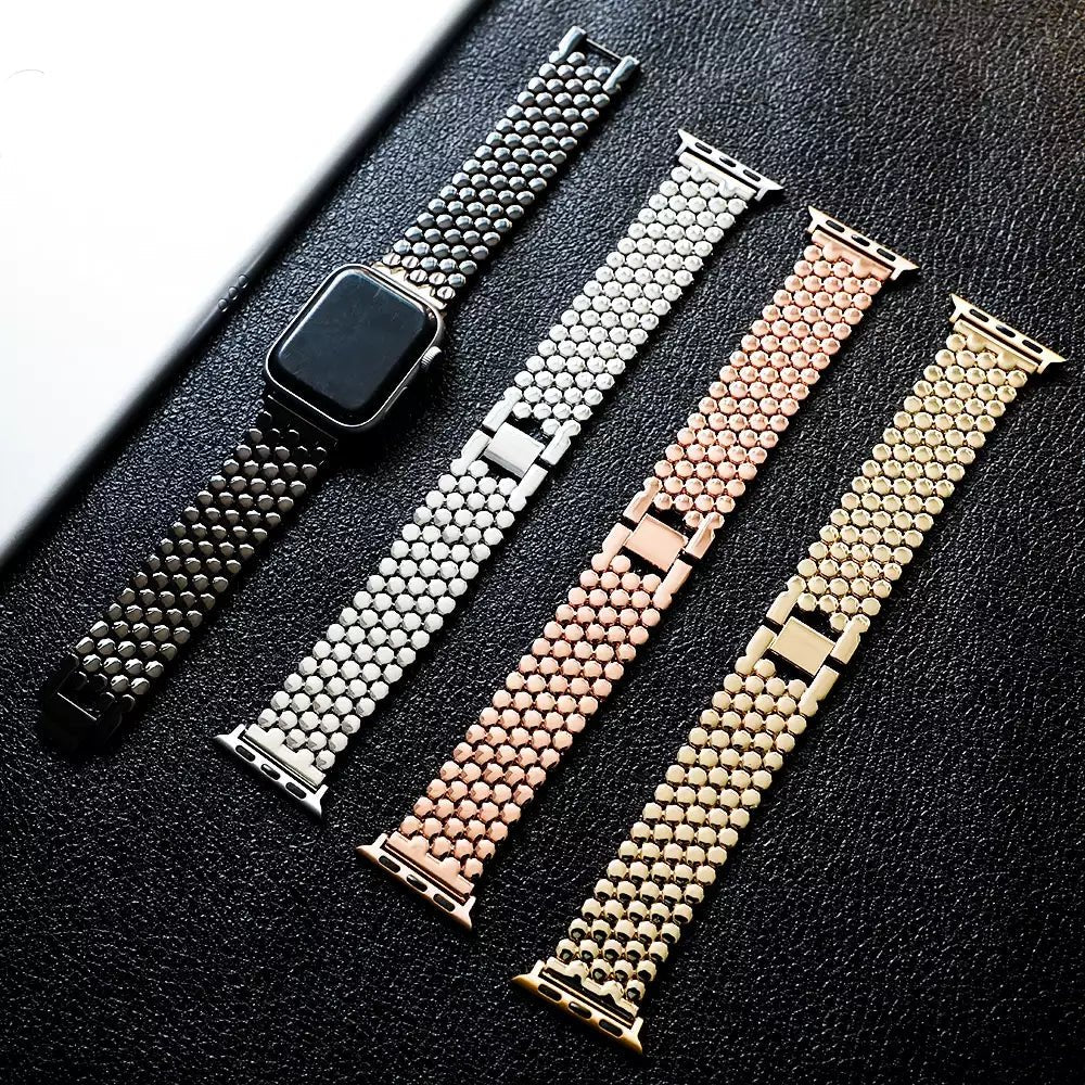 ElysianSteel Elegance Apple Watch Band - Moderno Collections