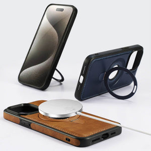 Thumbnail for EvoGrip Leather MagSafe iPhone Case - Moderno Collections