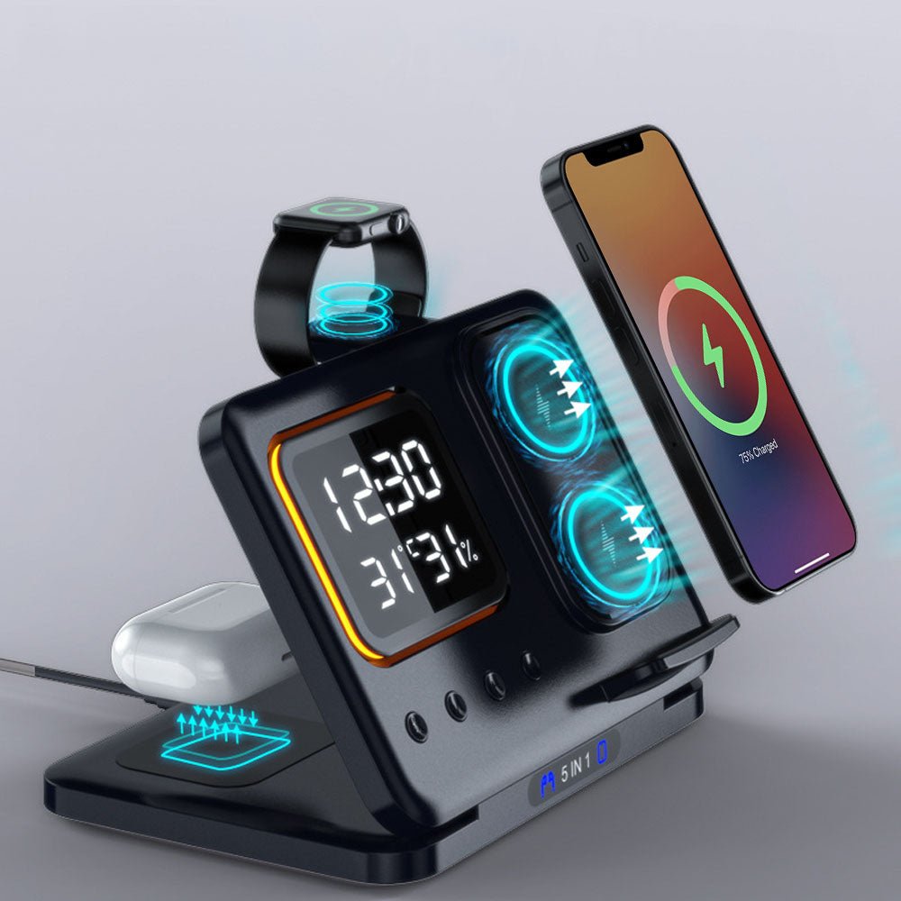 EvoSync Pro 5 in 1 MagSafe Wireless Charger - Moderno Collections