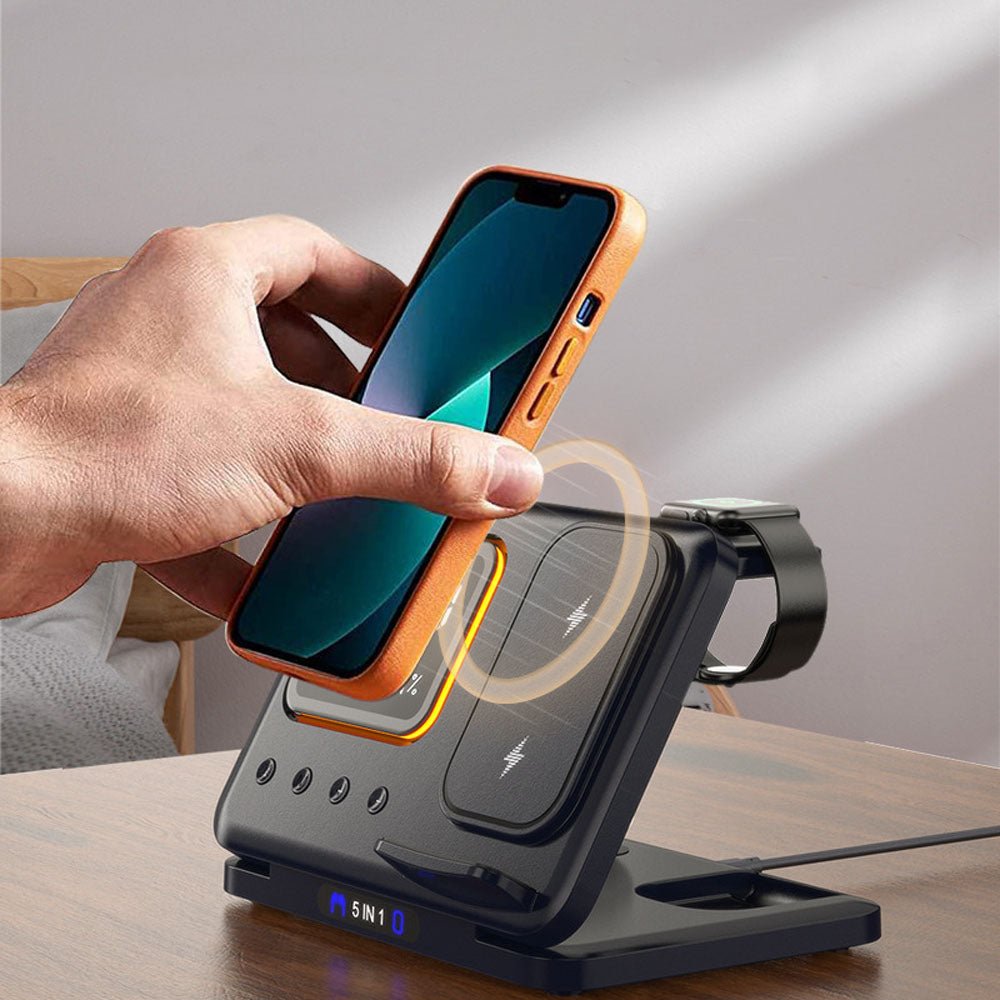 EvoSync Pro 5 in 1 MagSafe Wireless Charger - Moderno Collections