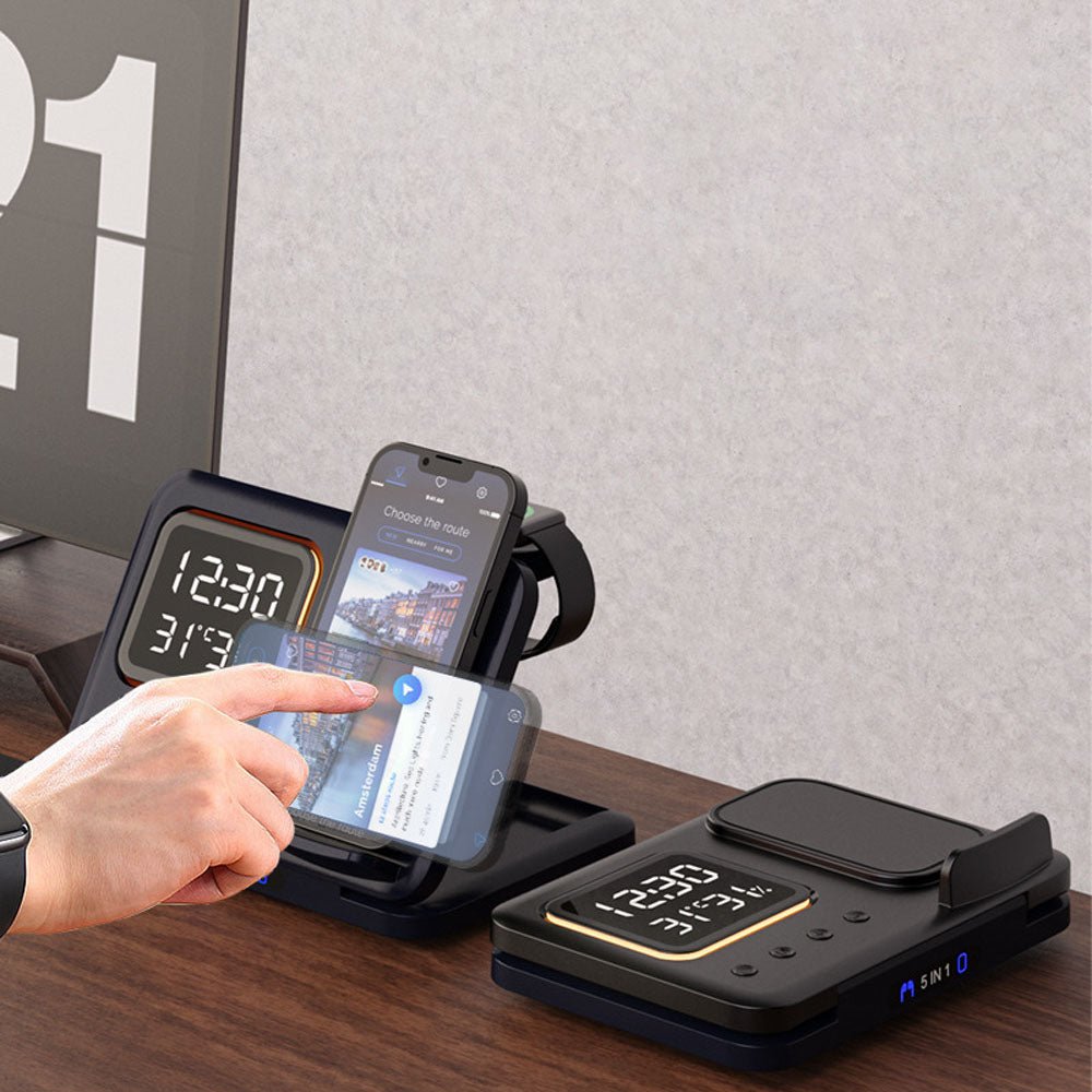 EvoSync Pro 5 in 1 MagSafe Wireless Charger - Moderno Collections