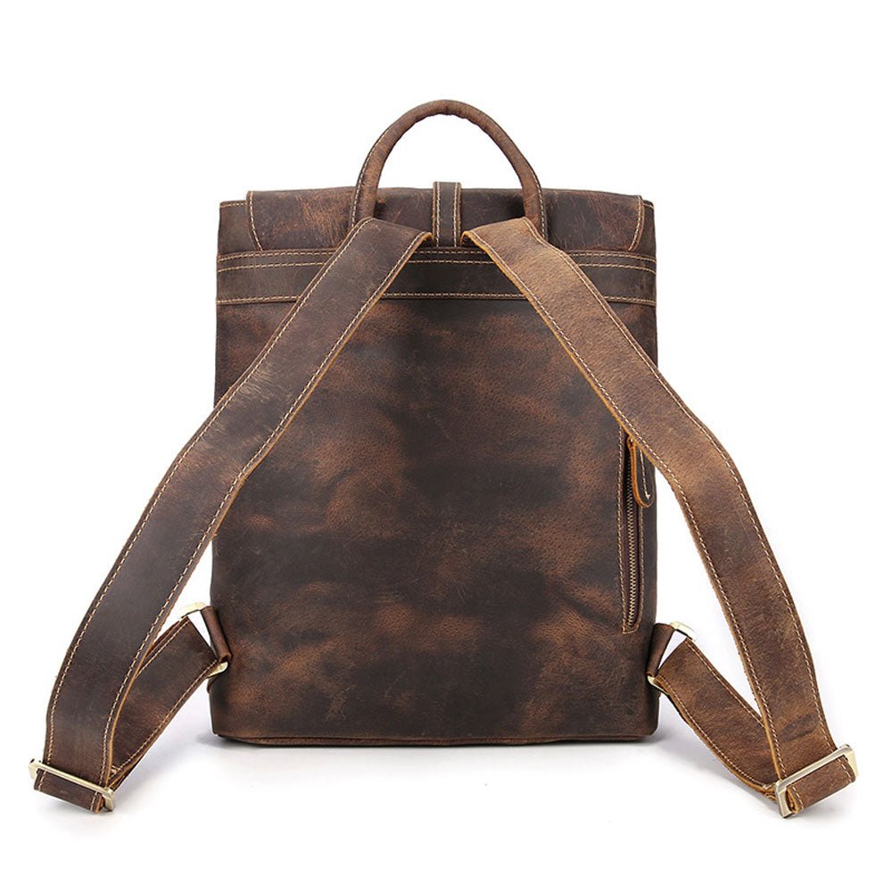 Ferro Leather Backpack - Moderno Collections