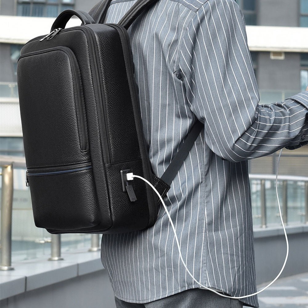 Florentine Smart Leather Backpack - Moderno Collections