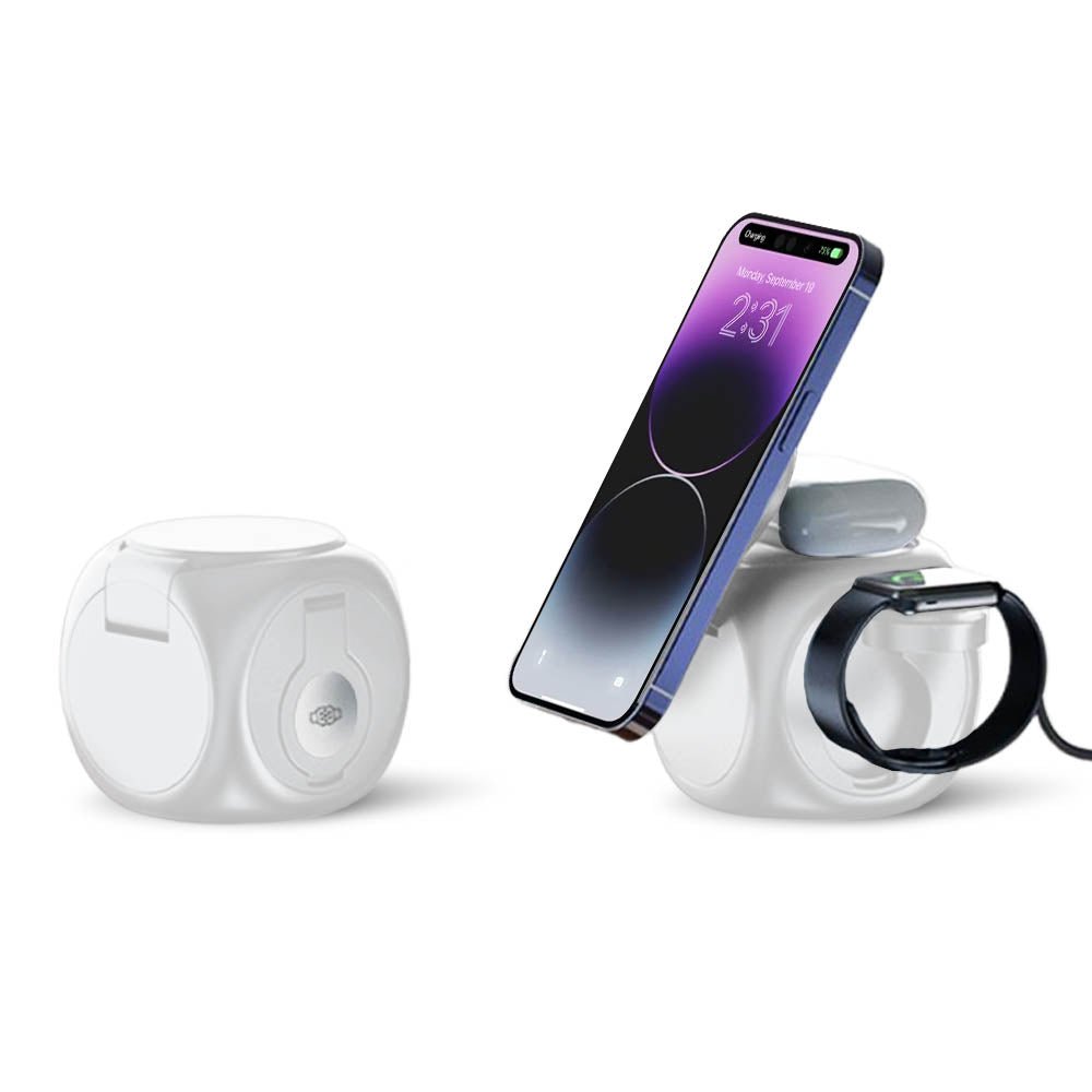 FluxSphere 3 in 1 MagSafe Charging Stand - Moderno Collections