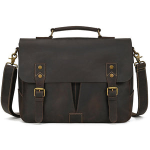 Thumbnail for FluxVoid Leather Briefcase - Moderno Collections