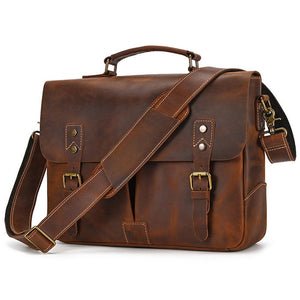 Thumbnail for FluxVoid Leather Briefcase - Moderno Collections
