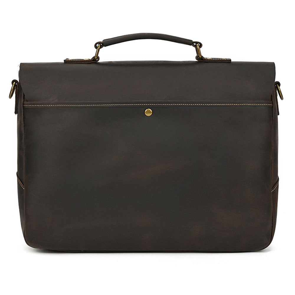 FluxVoid Leather Briefcase - Moderno Collections