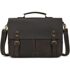 Thumbnail for FluxVoid Leather Briefcase - Moderno Collections