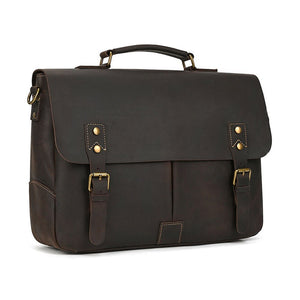 Thumbnail for FluxVoid Leather Briefcase - Moderno Collections
