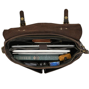 Thumbnail for FluxVoid Leather Briefcase - Moderno Collections