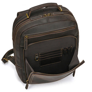 Thumbnail for FrayedKnot Leather Travel Backpack - Moderno Collections