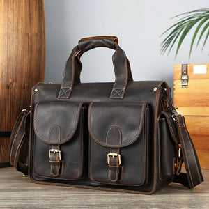 Thumbnail for GoBag Leather Messenger Bag - Moderno Collections