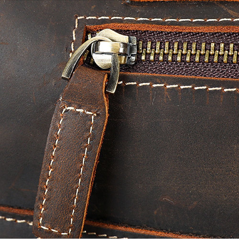 GoBag Leather Messenger Bag - Moderno Collections