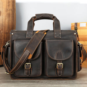 Thumbnail for GoBag Leather Messenger Bag - Moderno Collections