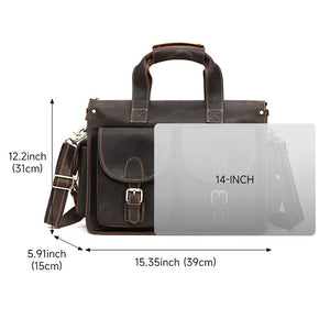 Thumbnail for GoBag Leather Messenger Bag - Moderno Collections
