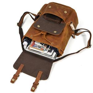 Thumbnail for HarborLine Leather Backpack - Moderno Collections
